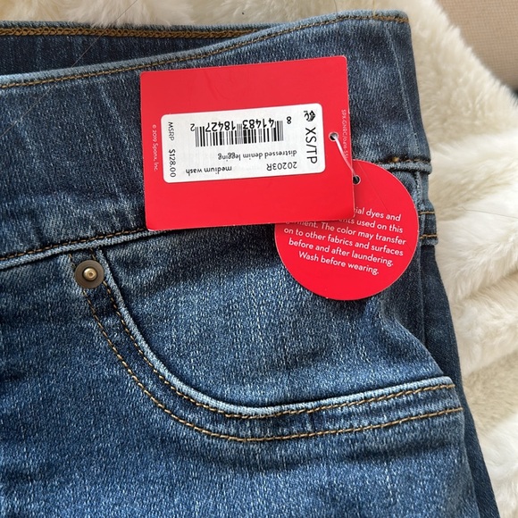Spanx Distressed Denim High Rise Leggings 
Size: XS - Picture 5 of 9